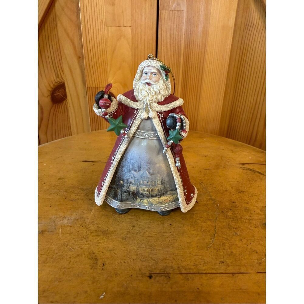 2006 Ashton Drake Olde World Santa Ornament Thomas Kinkade (7224)